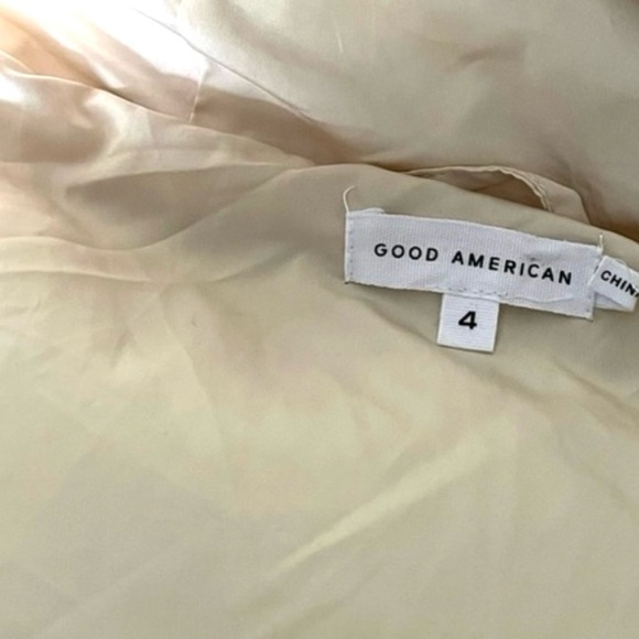 GOOD AMERICAN Faux Shearling Cocoon Puffer Jacket - Picture 8 of 10